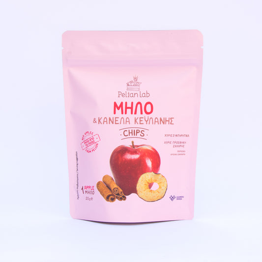 Chips Κόκκινο Μήλο με κανέλα Κεϋλάνης